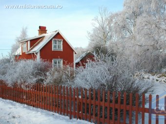 Fatada casa iarna