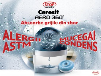 Ceresit AERO 360° absoarbe grijile din zbor