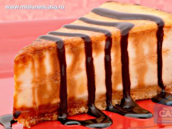 Cheesecake cu caramel