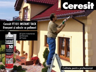 Adeziv si etansant profesionist Ceresit FT101 Instant Tack