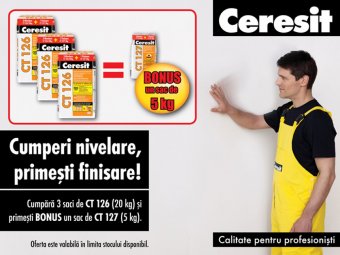 Promotie gleturi Ceresit - Ceresit CT 126, CT 127