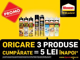 Moment oricare 3 produse cumparate