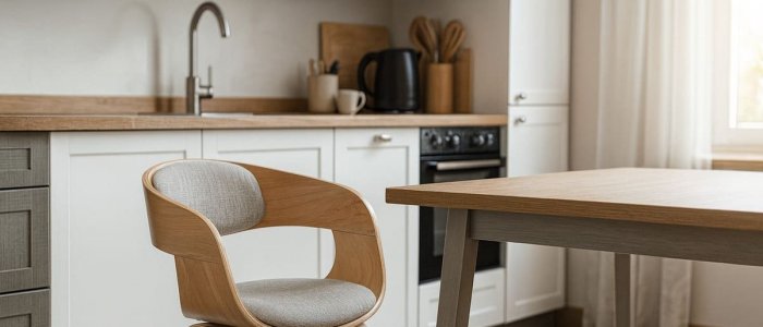 Cum alegi scaunele ideale pentru o bucatarie practica