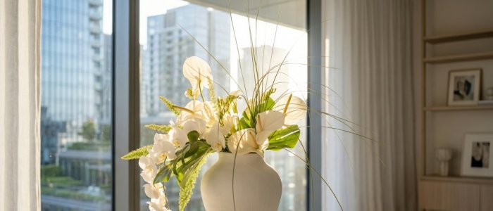 Idei de aranjamente florale pentru apartamente moderne