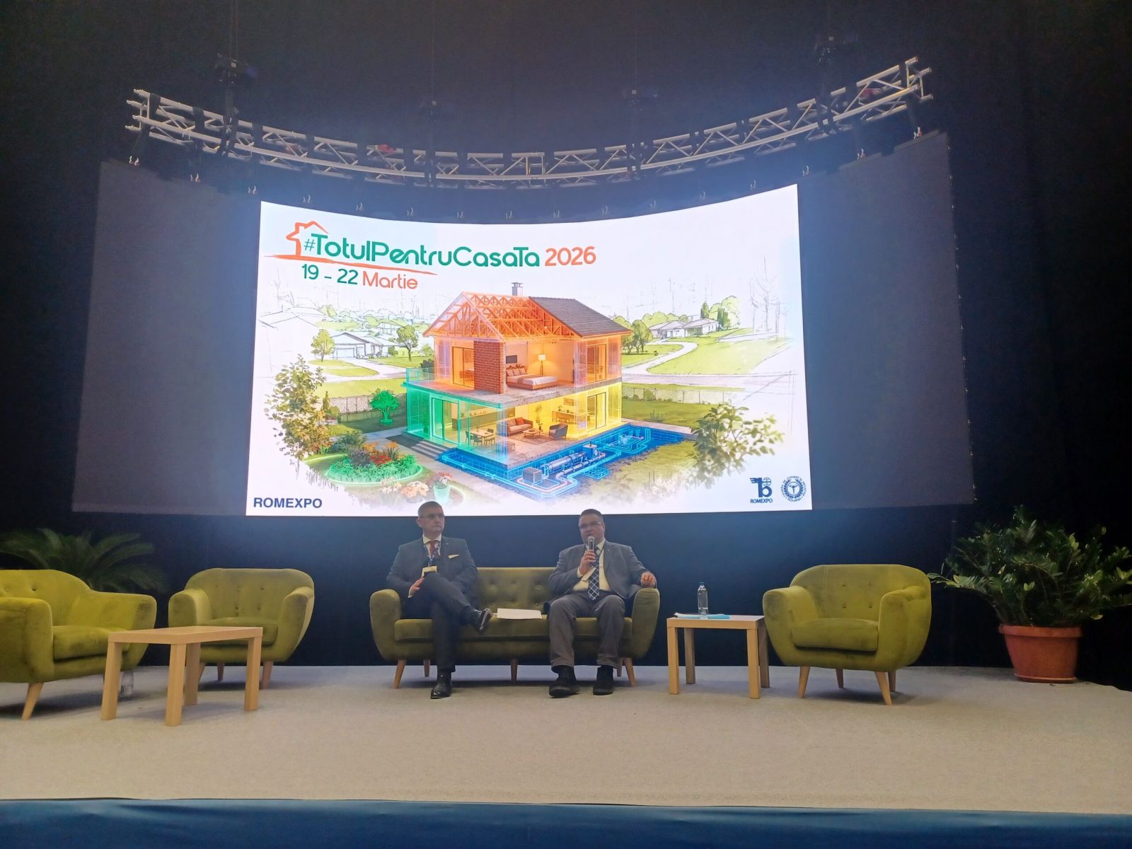 Dl Presedinte Laurențiu Plesceanu - la o conferință ROMEXPO