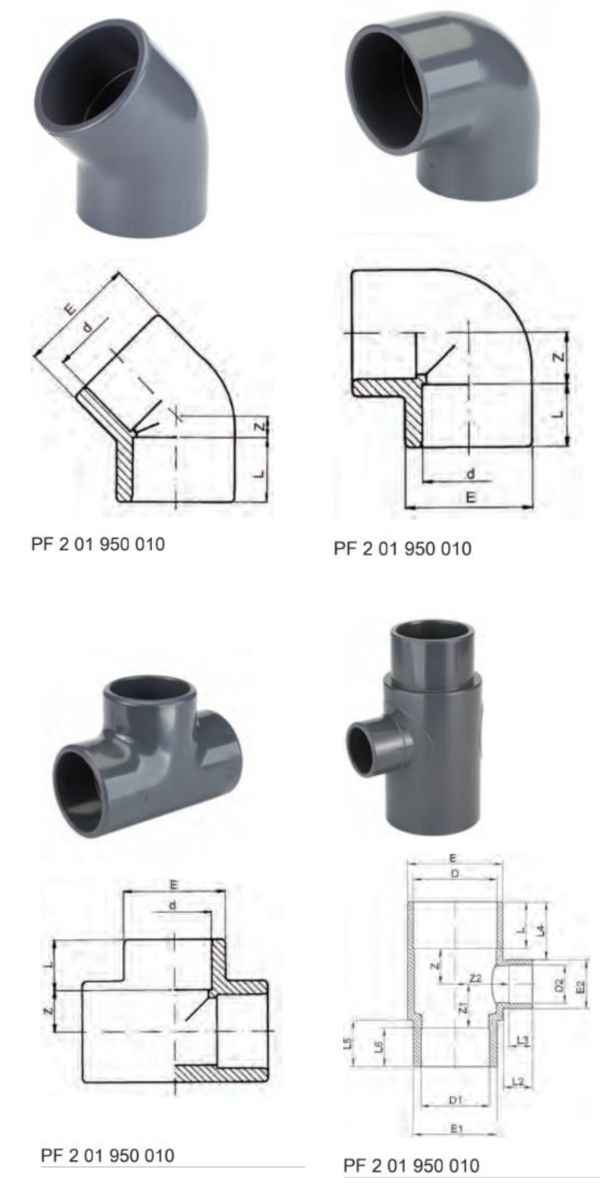 Robineți cu bilă din PVC-U utilizați în rețele industriale – detaliu produs BigWeld