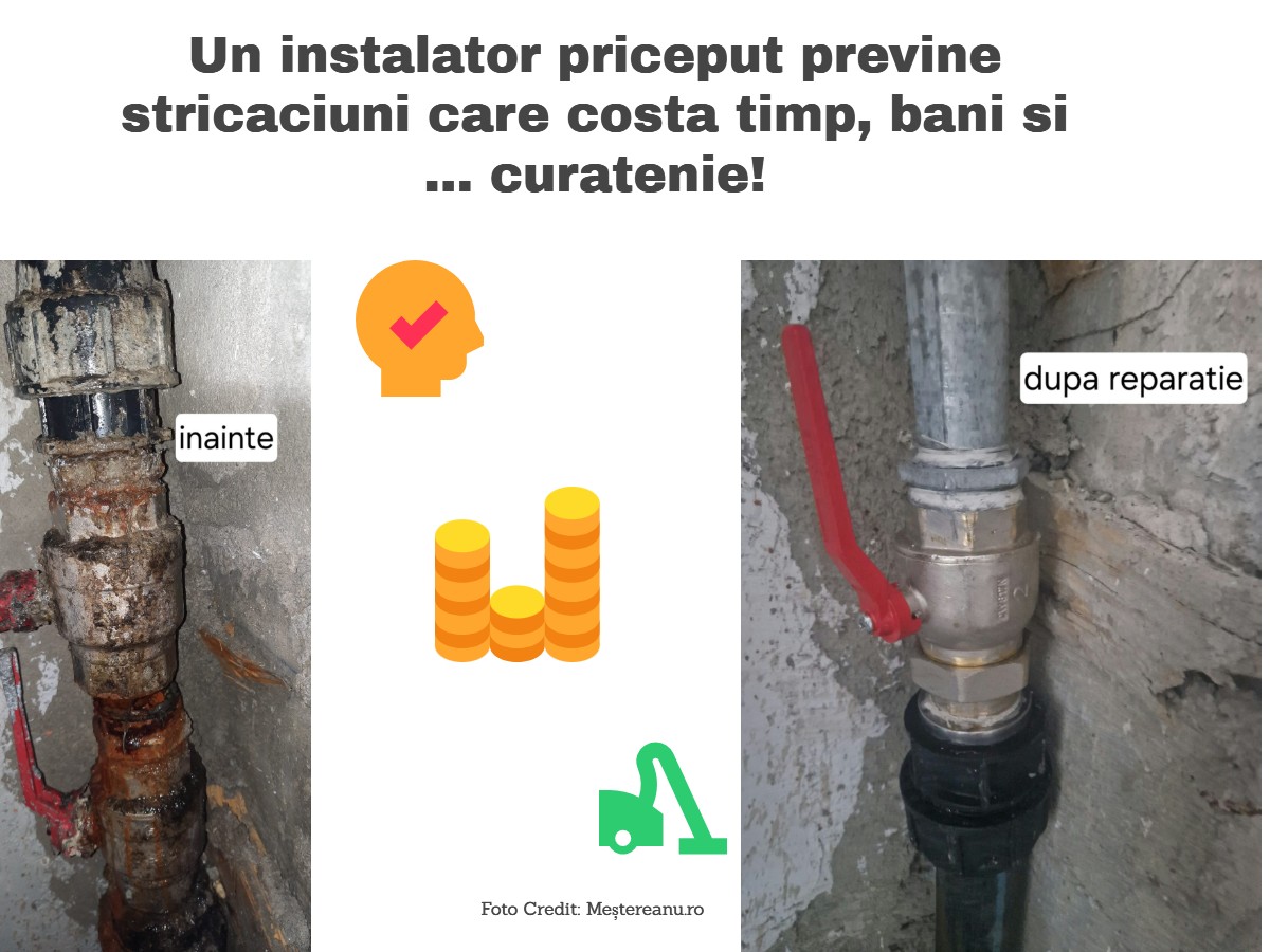 Unde gasesc un instalator bun in Bucuresti
