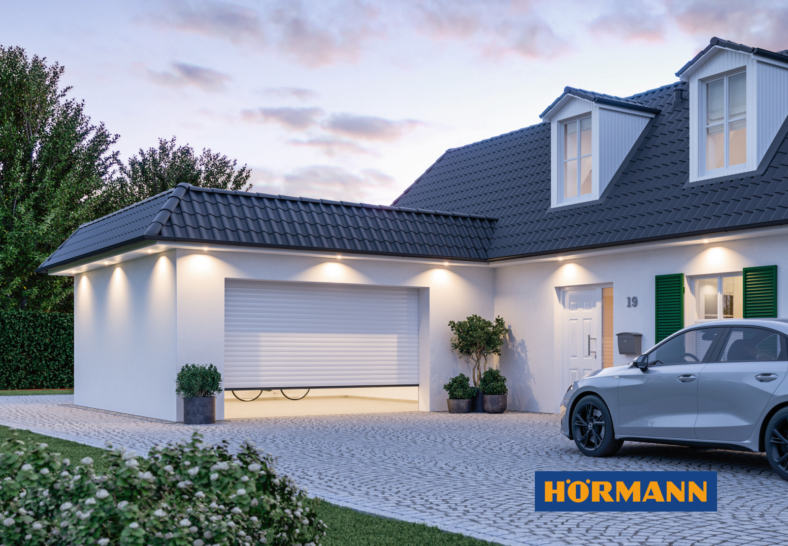 Usa de garaj tip rulou RollMatic, conforma cu EN 13241 - Hormann