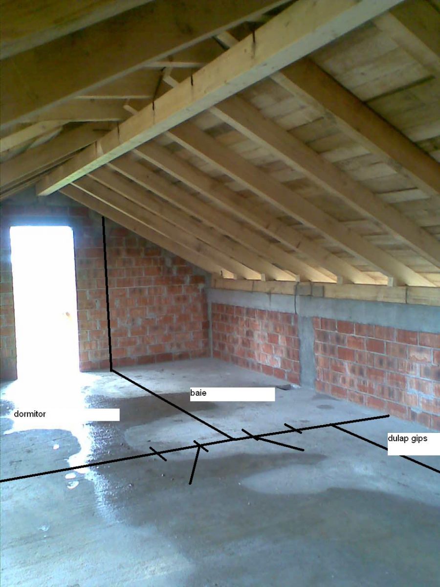 Detalii execuție mansardă - fonoizolare și termoizolare pe structură de lemn realizată DIY, conform recomandărilor forumului Misiunea Casa