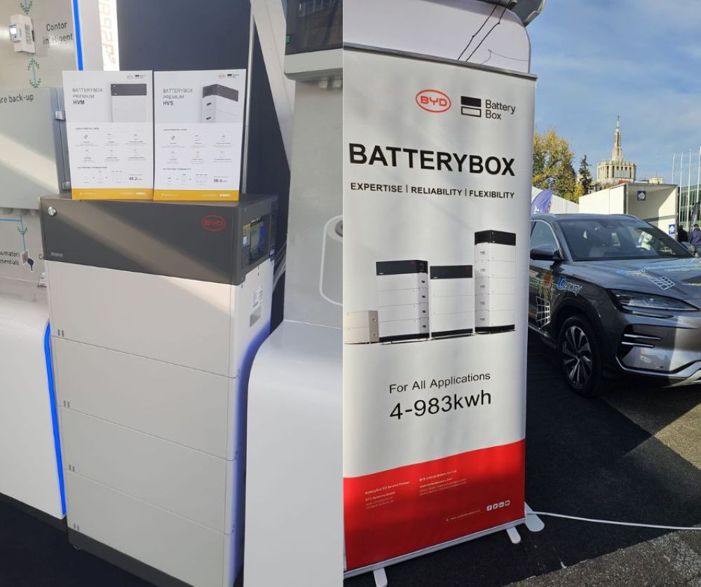 Baterii de stocare a energiei BYD Battery Box HVE – sistem modular LiFePO4 pentru locuințe și aplicații comerciale