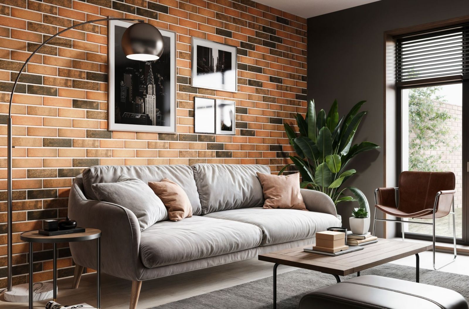 Fațadă și perete interior amenajate cu cărămidă aparentă, un finisaj durabil și decorativ pentru locuințe moderne