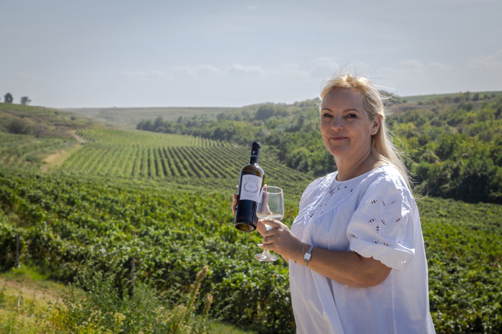 Oana Belu, CEO Domeniile Ostrov, vorbind despre succesul internațional al cramei
