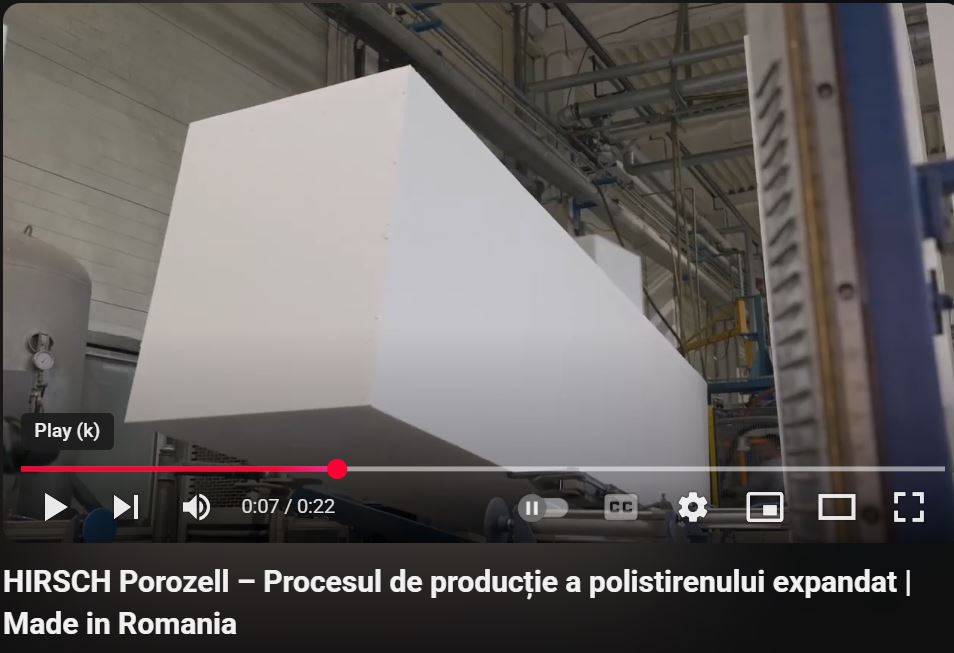 Un video scurt care ne arată părți din procesul de producere si ambalare al polistirenului ...