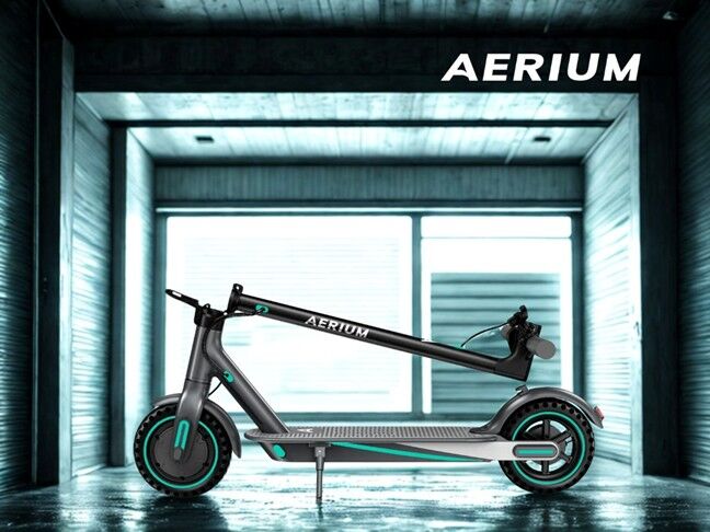 Trotineta electrică AERIUM T350 PRO, design pliabil și autonomie 35 km
